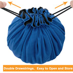Large Dice Bag with Pockets Big Capacity Dice Bag Drawstring Pouch