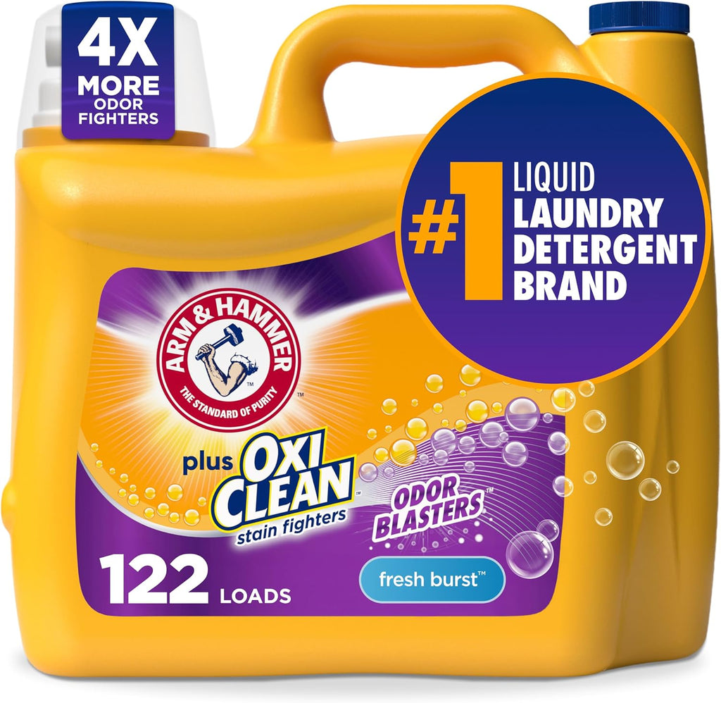 Plus OxiClean with Odor Blasters Liquid Laundry Detergent