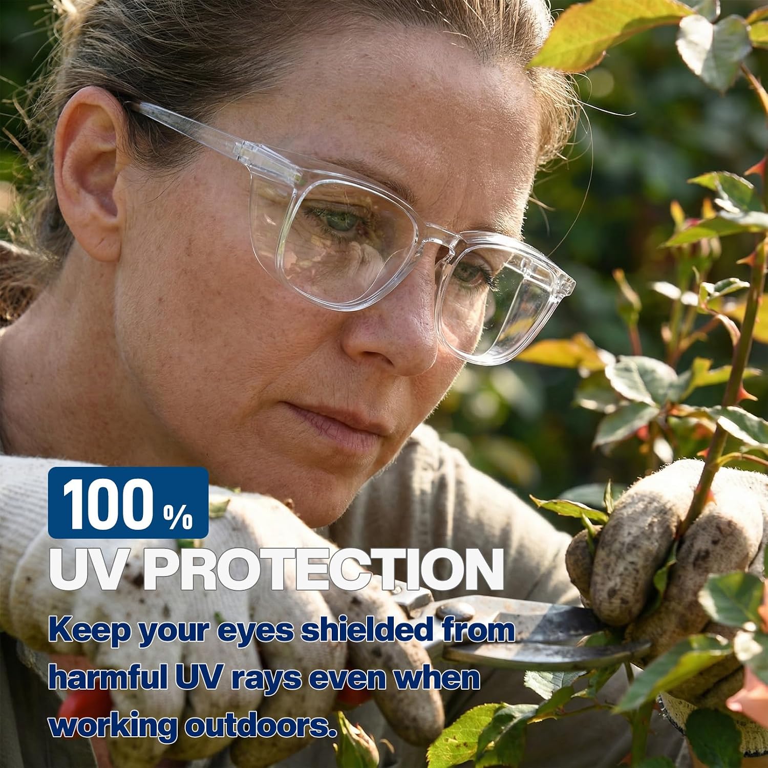 Safety Glasses, Stylish Goggles With No Fog Lense, Alternatives To Regular Protective Eyewear For Lab and Nursing.