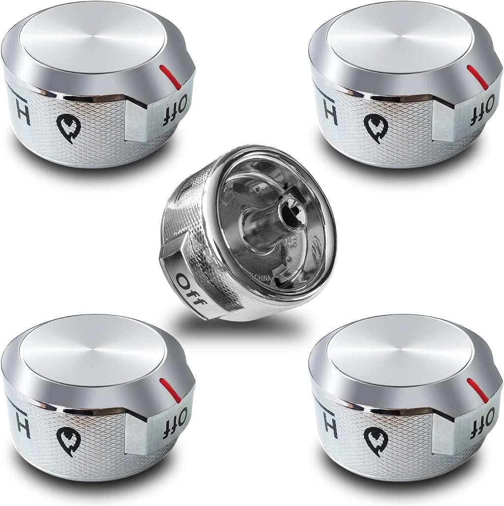 (5 Packs) W11030413 for Whirlpool KitchenAid Gas Stove knobs Replacements, W11030413 Control knob Replace W10643306 W10786063 W11027434 4461624 AP6038805 PS11770322 EAP11770322 knob