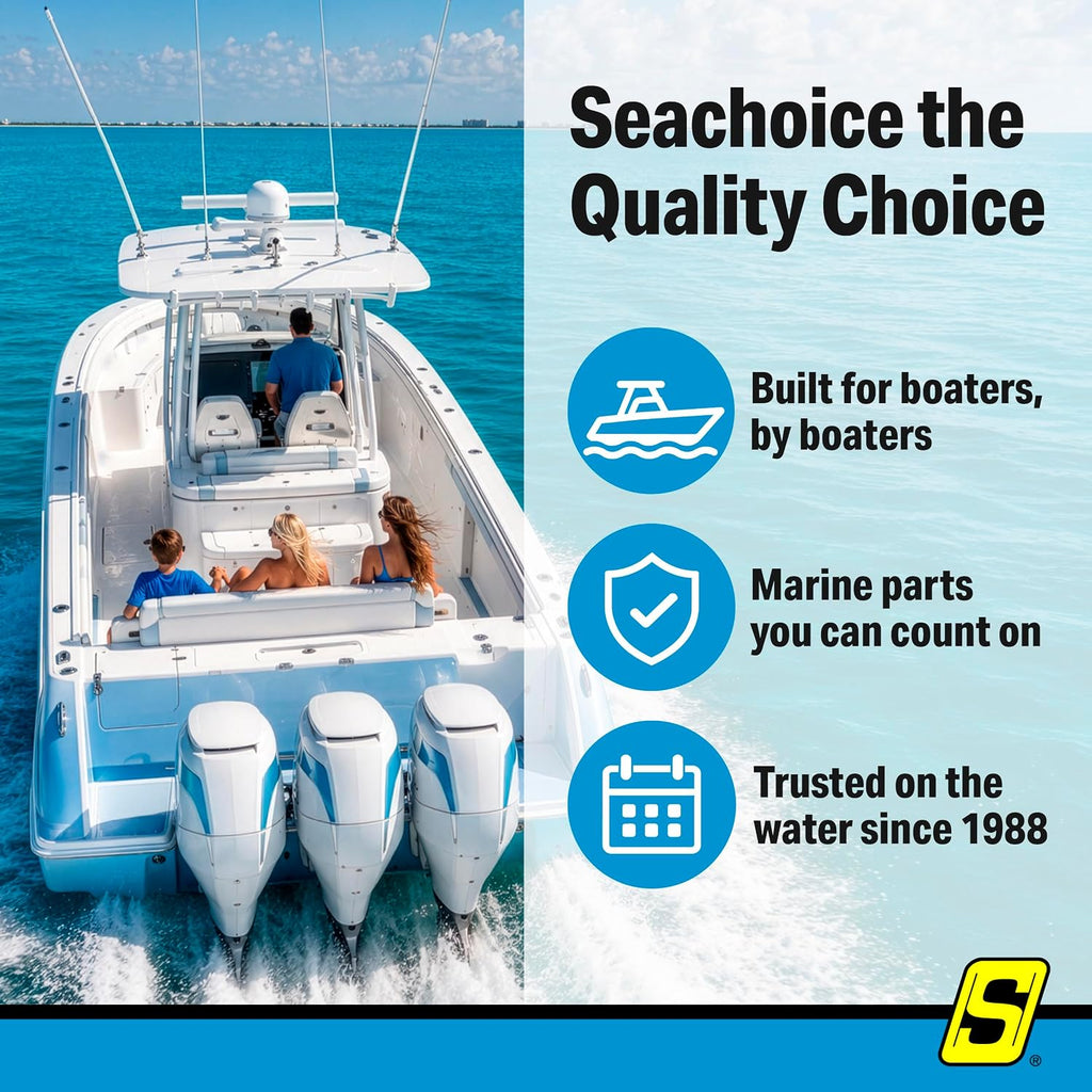 Seachoice 90-Degree Thru Hull Fitting