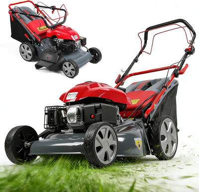 173CC Self Propelled Gas Lawn Mower with Bag[Foldable] - Easy Start, 3 in 1 Multi Functional Gas Powered Push Lawn