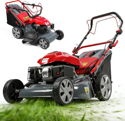 173CC Self Propelled Gas Lawn Mower with Bag[Foldable] - Easy Start, 3 in 1 Multi Functional Gas Powered Push Lawn