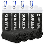 4 Pack Cooling Towels (40"x12") for Neck and Face Instant Cooling