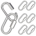 2.36IN Quick Link, Heavy Duty Chain Link (Silver,8PCS)
