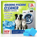 Enzyme Washing Machine Cleaner Tablets for Pet Owners, 24 Count