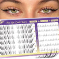 Natural Lash Clusters Wispy Fox Eye Lash Clusters with Bottom Lashes