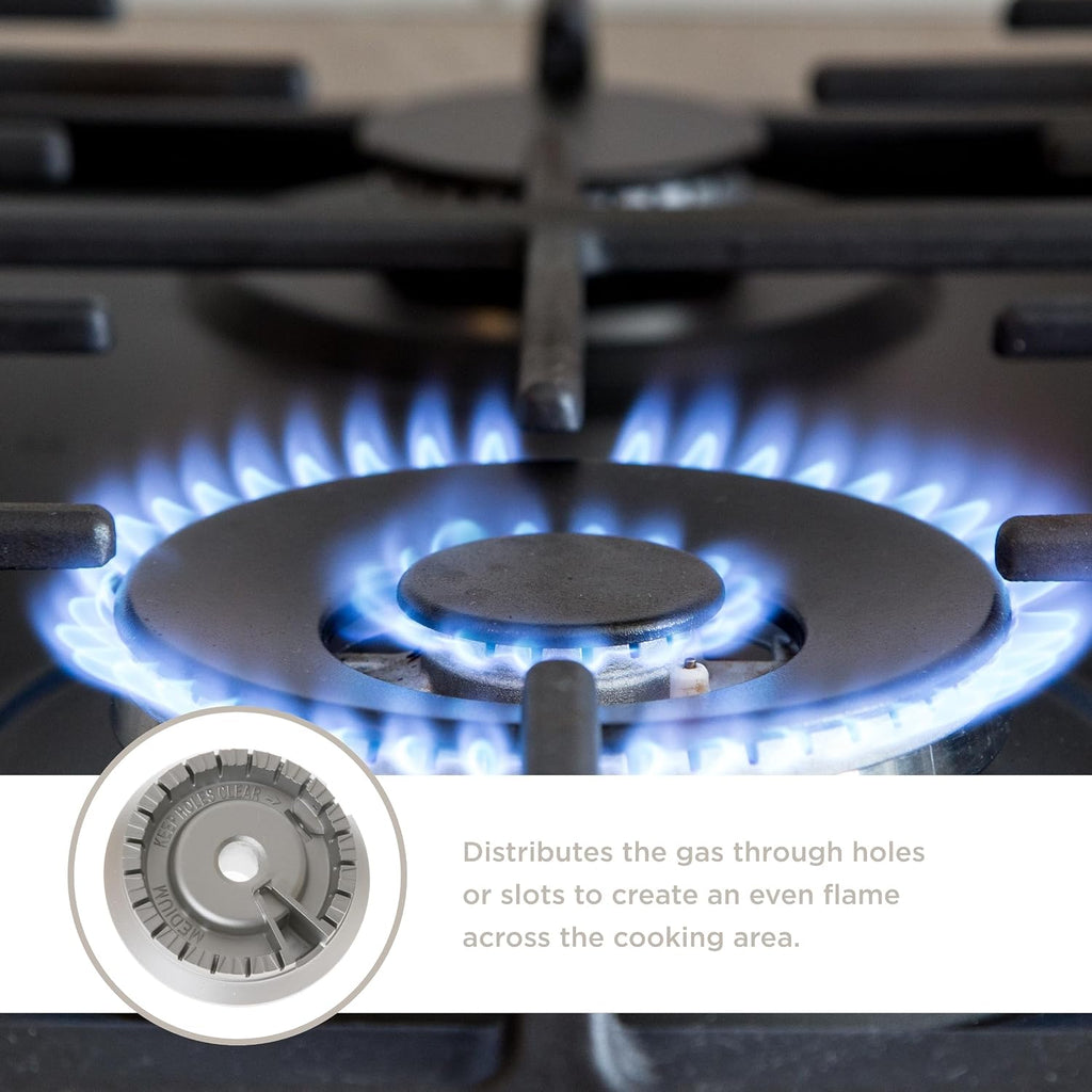 GE Appliances WB16K10055 Range Surface Burner Head, Medium,Diameter of 2-13/16 ”