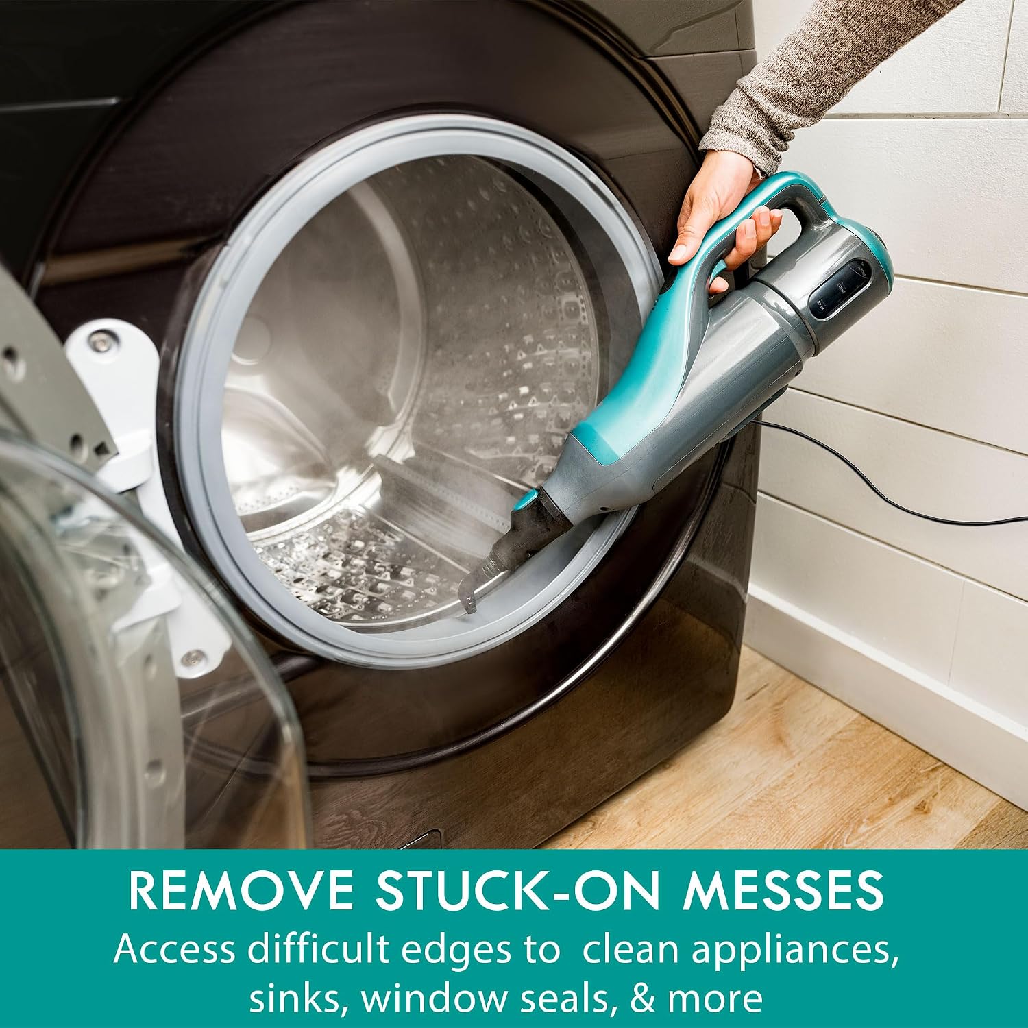 2-in-1 Steam Mop Hard Floor Cleaner | 2 Modes, 2pcs Washable Pads, for Carpets, Rugs and Upholstery - SM2050