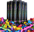 [6 Pack] 12 Inch Confetti Cannons | Multicolor Streamers Poppers for Wedding Celebration, Birthday Party, Pranks