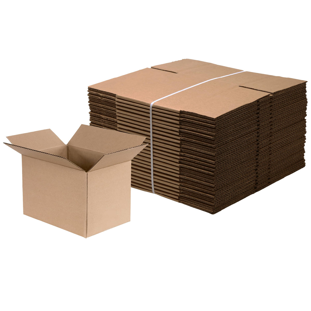 12"x8"x8" Corrugated Cardboard Boxes 50-Pack