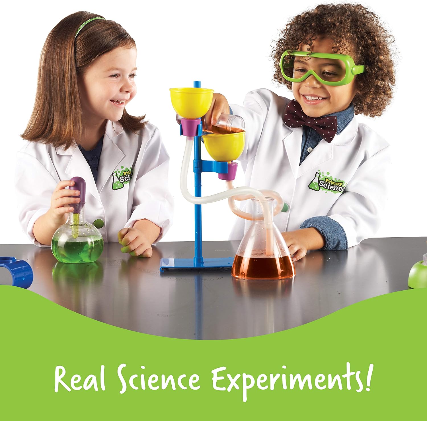 Primary Science Deluxe Lab Set - 45 Pieces, Ages 3+, Preschool Science Kit Toys, STEM Toys, Experiments for Kids