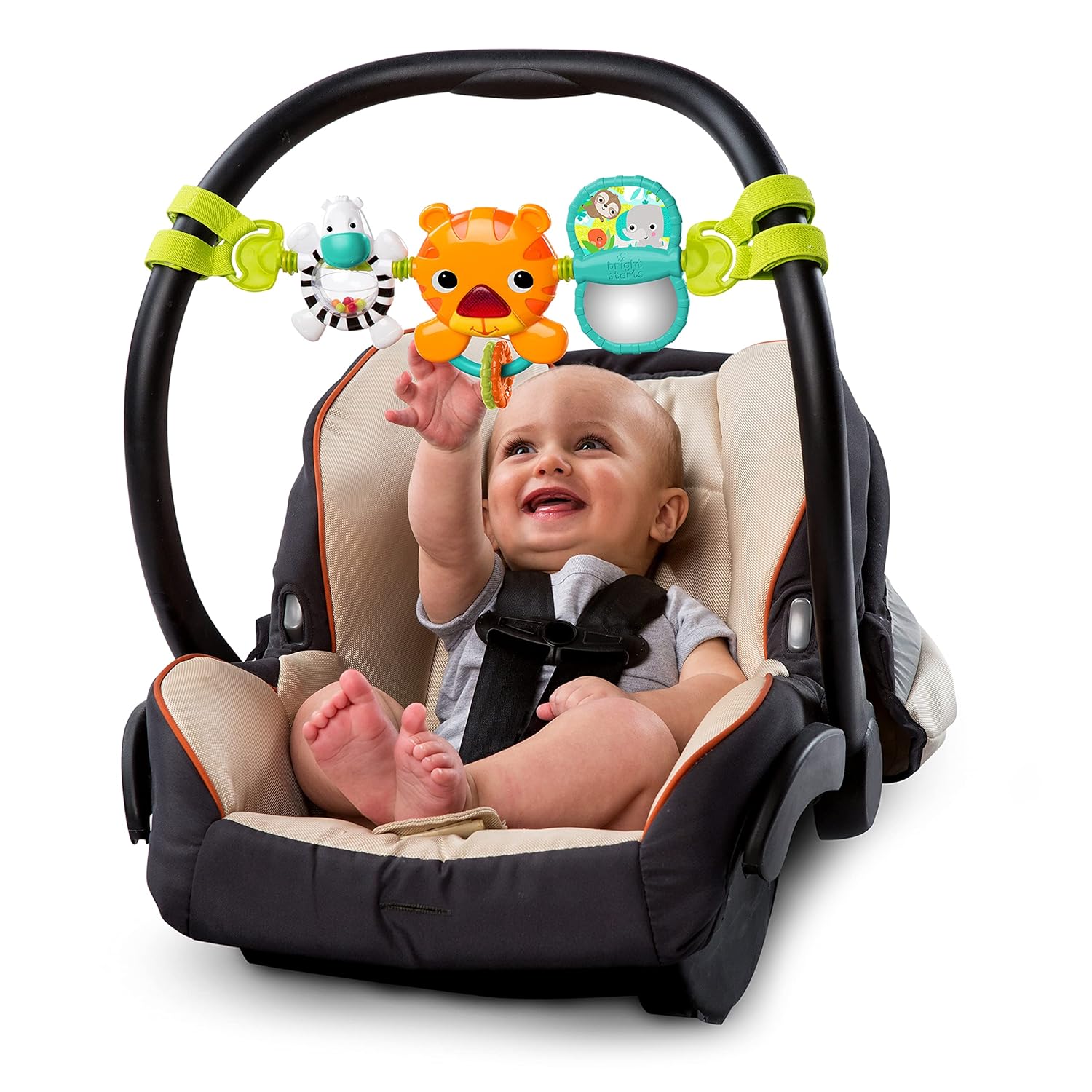 Take Along Musical Carrier Baby Activity Toy Bar, Hanging Car Seat Toy, 4 Fun Melodies, Fine Motor Skill Development
