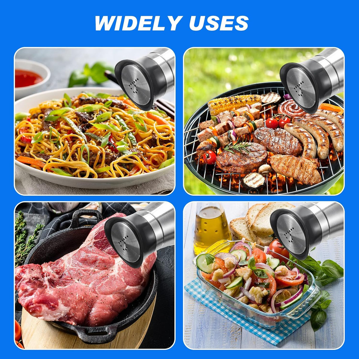 12 Pack Stainless Steel Salt and Pepper Shakers Set with Stainless Steel Lid Glass Bottle Refillable Salt Dispenser