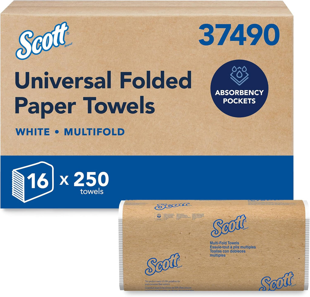 Multifold Paper Towels, Bulk, 16 x 250 Sheets (37490)