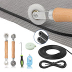 Window Screen Door Repair Kit Include Window Screens Mesh 48"x118" with All Tools in Window Screen Replacement(2pcs