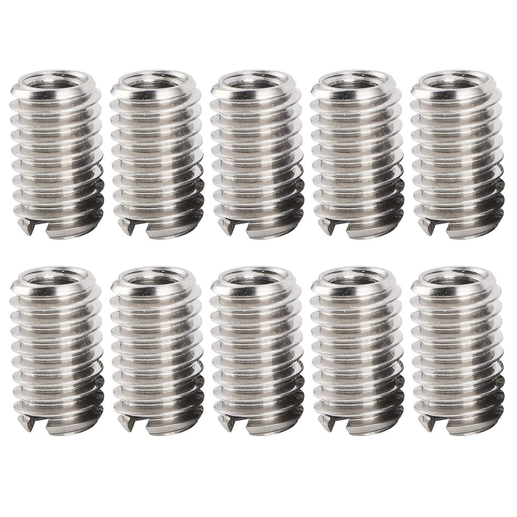 BORDSTRACT 10pcs Self Tapping Thread Inserts,M4x0.7-M6x1