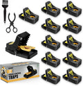 12 Pack Mouse Traps Indoor for Home,Mice Traps for House,Reusable Mouse Trap that Work,Small Mice Catchers for Home