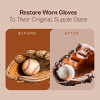 Glove Oil for Softball & Baseball Gloves, 8 Oz – Lanolin-Based Formula, Helps Soften Leather & Prevents Cracking –