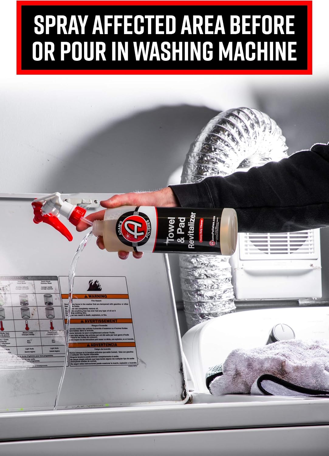 Microfiber Towel & Pad Cleaner - Keep Your Detailing Cloths, Applicators, & Pads Bright and Soft to Ensure a Scratch