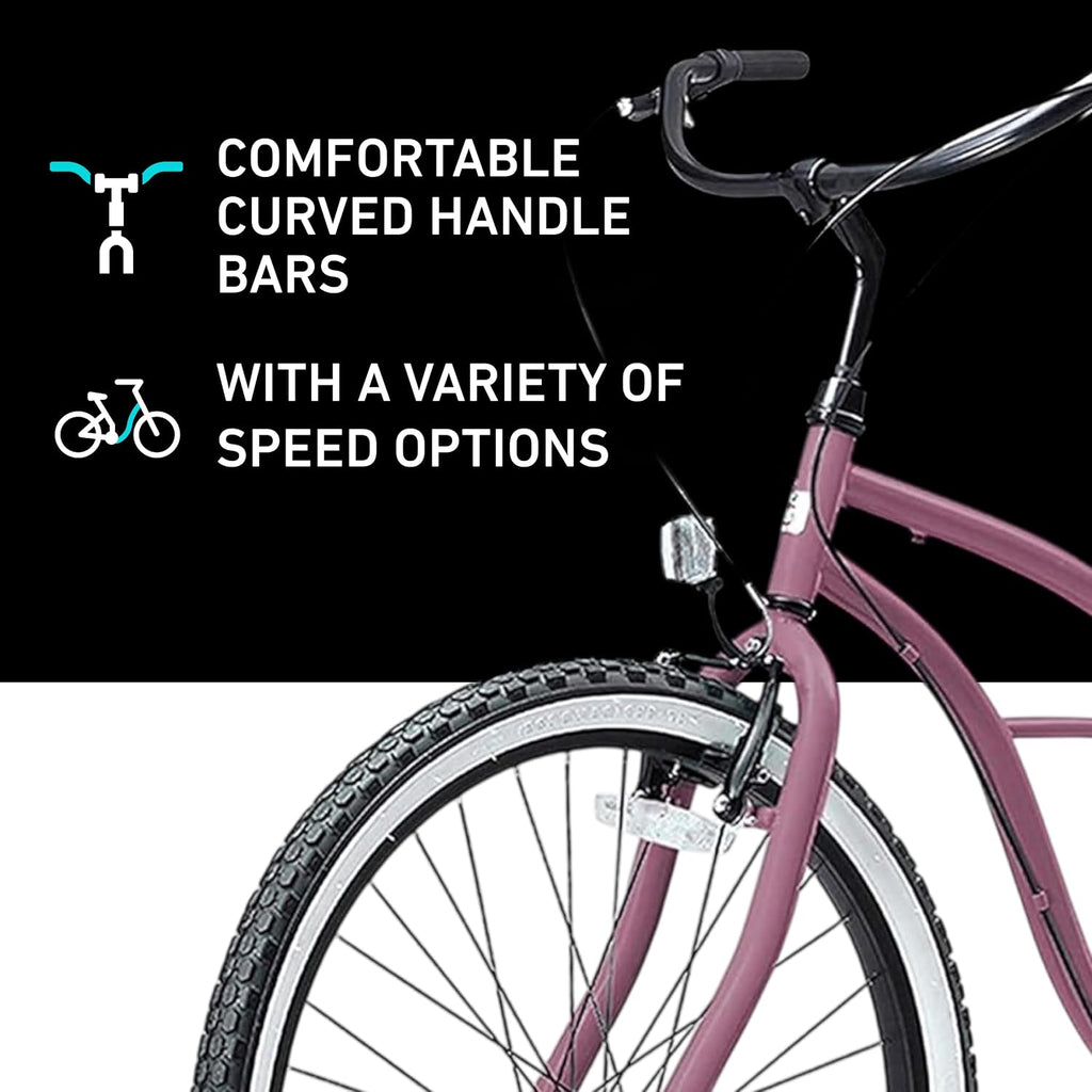 Around The Block Women's Beach Cruiser Bike