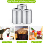 204 Pack Regular Mouth Canning Lids for Mason Jars, 70mm