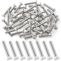 Zonon 50 Pcs 5/16-18 x 1-1/4" Hex Head Screw Bolt, Silver