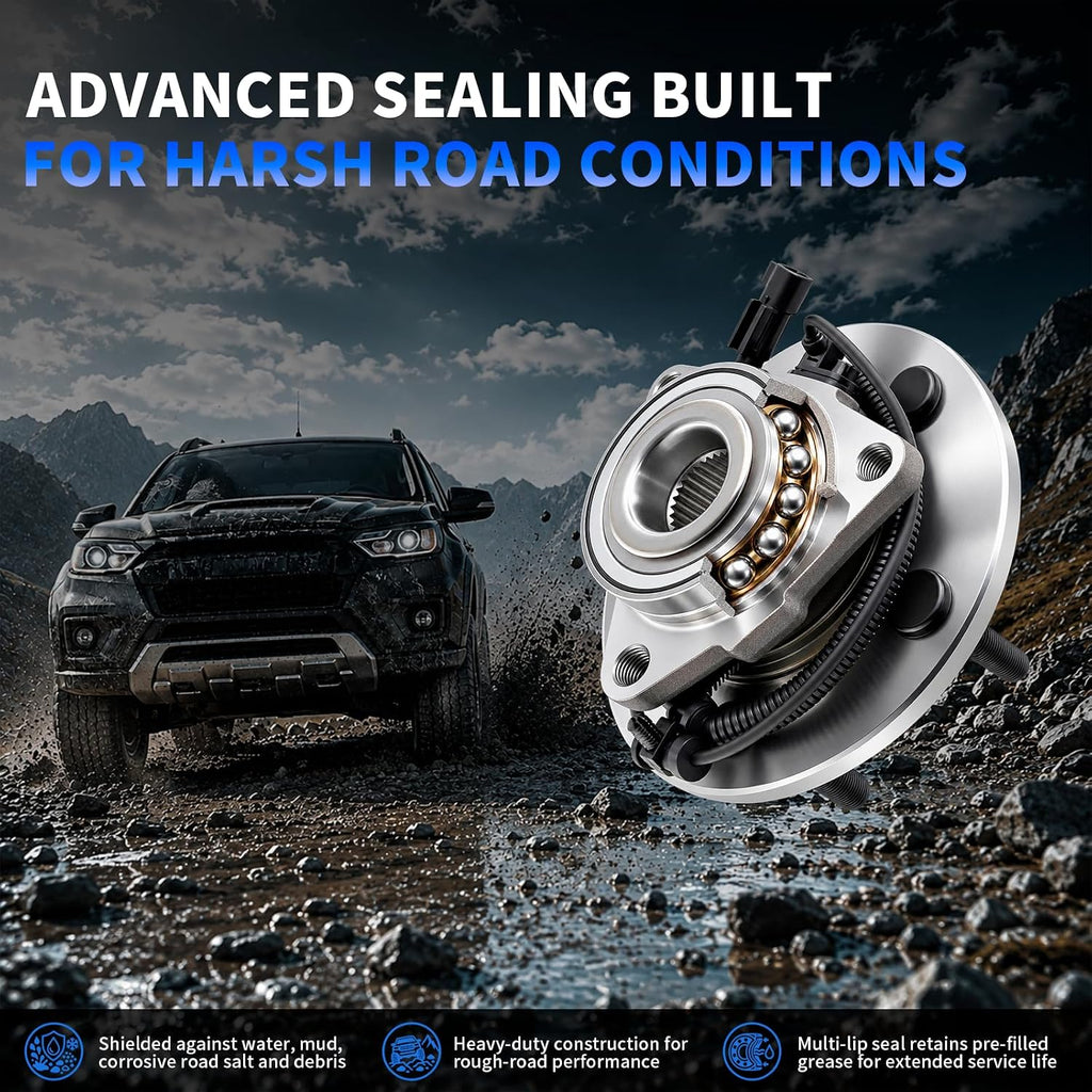 DJB 515160 Front Wheel Bearing Hub Assembly for 14-18 Chevy Silverado 1500