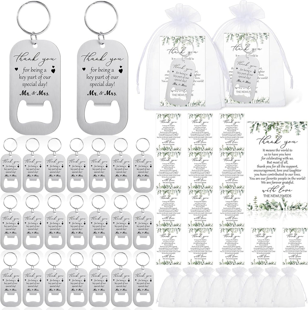 50 Sets Wedding Favors for Guests, Thank You Gifts for Guests