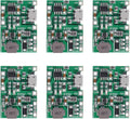 6 Pcs Battery Charger Module USB TP4056 3.7V 4.2V to 9V 5V 2A Charge Discharge Integrated Step Up Module,18650 Lithium Li-ion Battery Charger Module