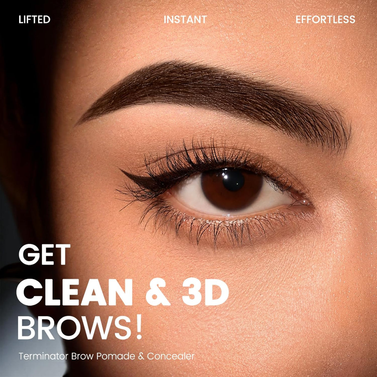 2-in-1 Eyebrow Pomade & Concealer - Shaping & Brightening, Ash