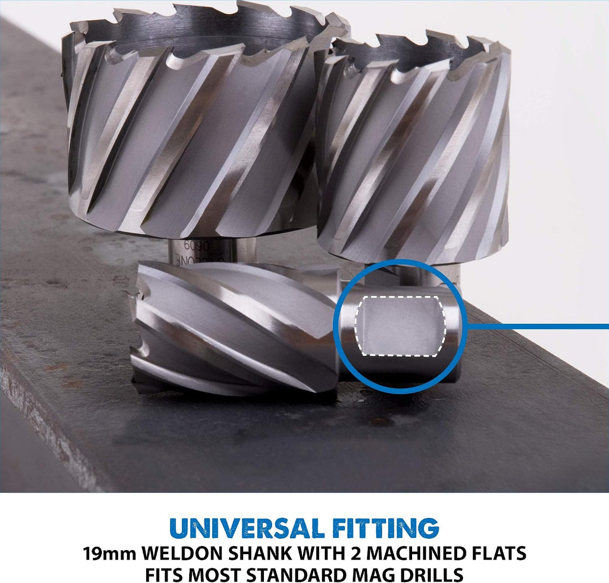 Evolution CC13MS 13mm Diameter x 1-Inch Depth of Cut Cyclone High Speed Steel Annular Cutter