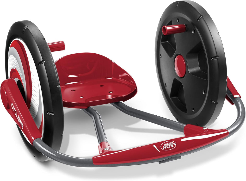 Cyclone, For Ages 3-7, Arm-Powered Ride On, 16" Wheels, 360-degree Spins, Forward/Reverse Action, Ergonomic Seat &
