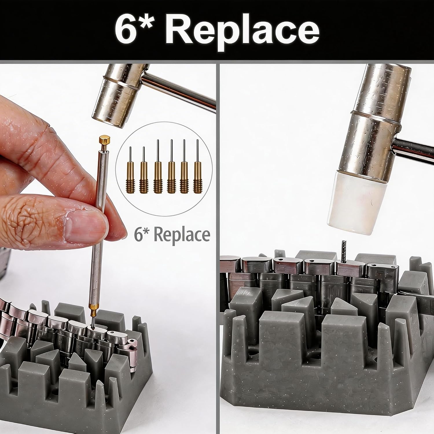 Watch Link Removal kit - Adjustment Tool Kit,Watch Band Tool with Spring Bars,5-in-1 Precision