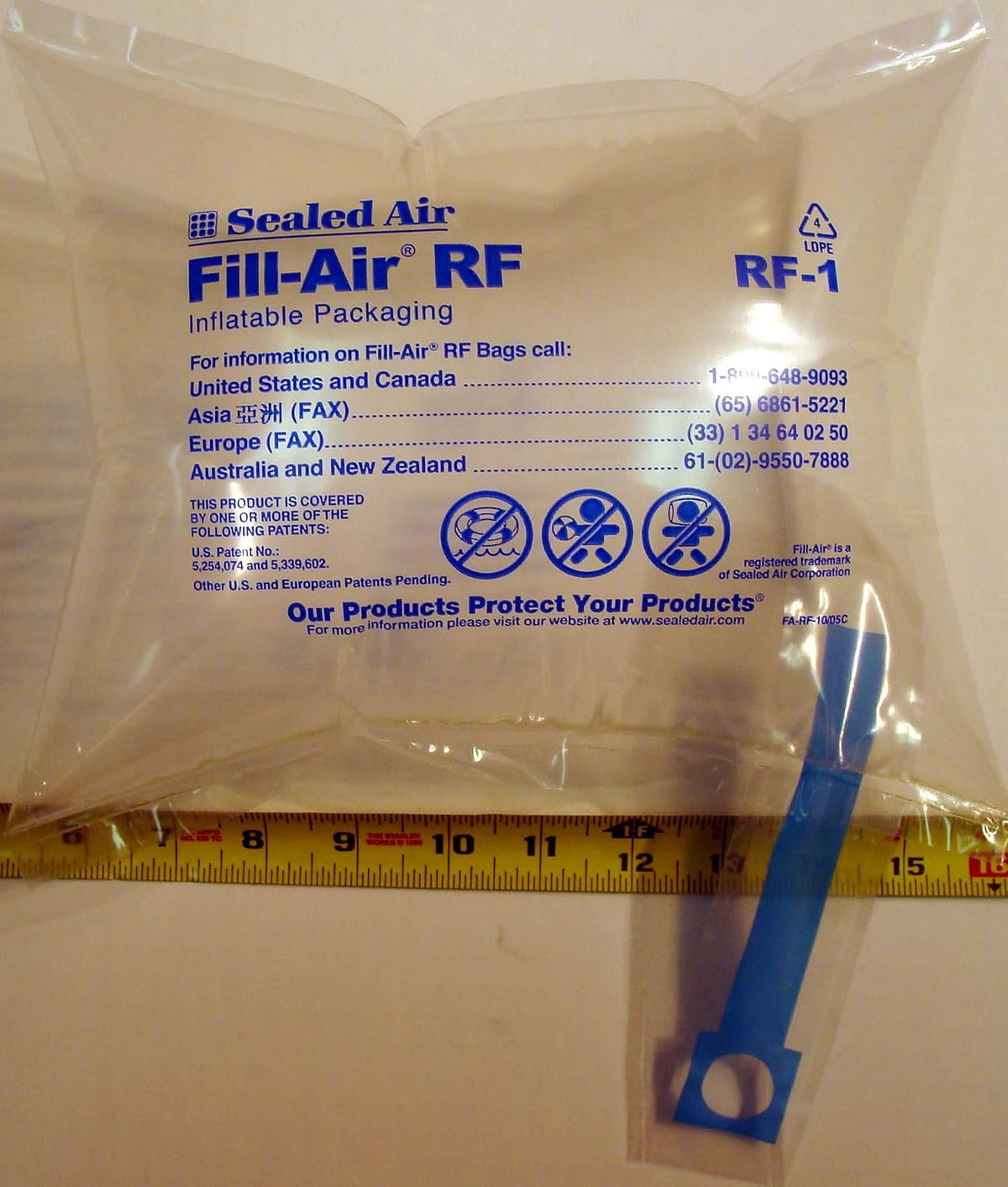 RF-1 Air Bags 250ct Inflatable Packaging