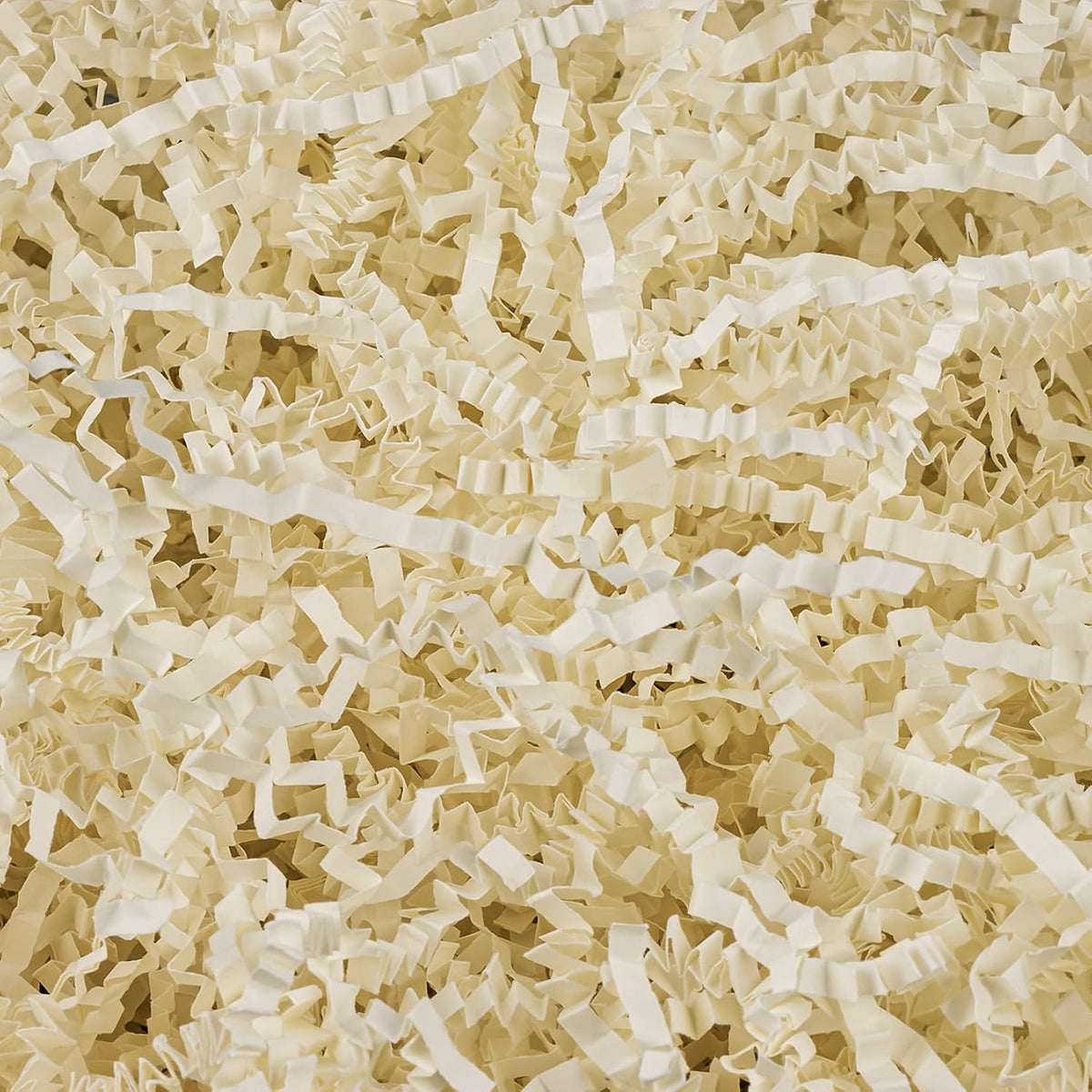 Off-white Crinkle Paper Filler - Shredded Paper, Gift Basket & Box Wrap