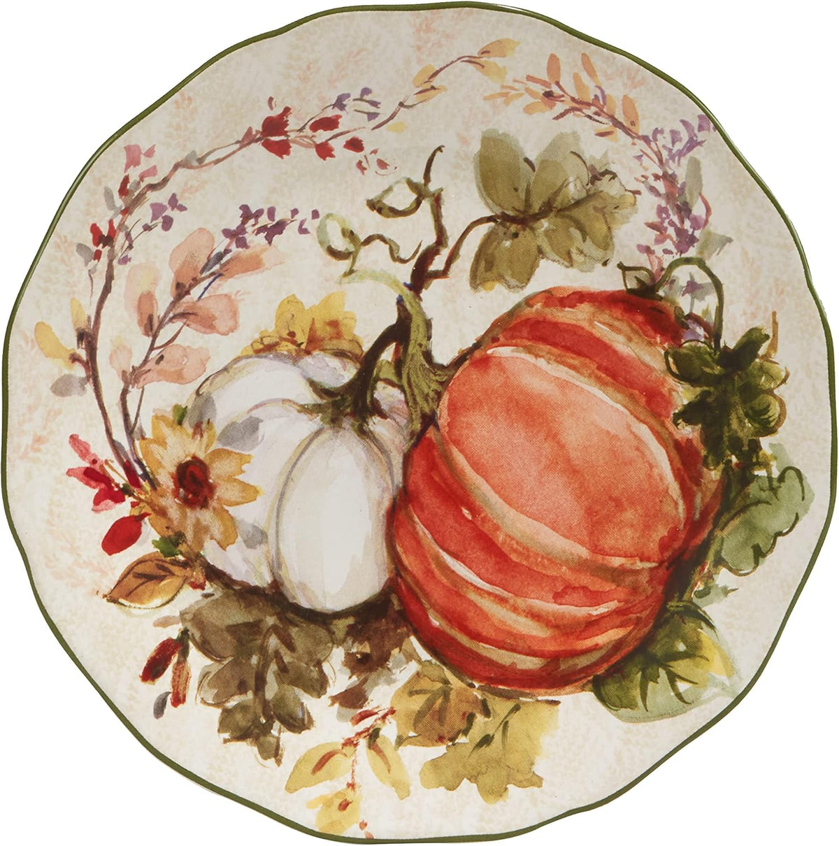 Harvest Morning Salad/Dessert Plates, Multicolor, Medium, Set of 4