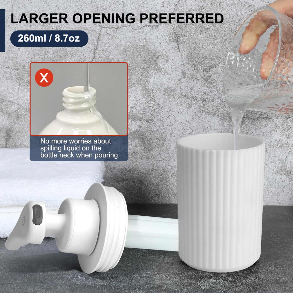 Automatic Soap Dispenser Touchless Foaming Pump 9 oz Rechargeable