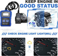 OBD2 CAN Code Reader, Check Engine Light Scanner, 1996+ Vehicles Tester | Plug-and-play, no batteries or apps needed;