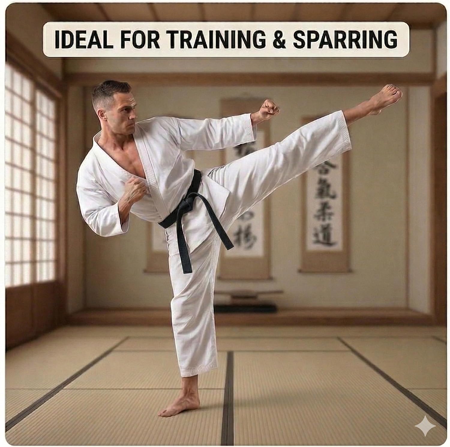 1.5inch x 8.5ft Karate Belt for Coach Teaching Practice - Martial Arts Belt Display, Taekwondo Belt Display