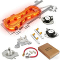 MED3000BG0 MED3000BW0 Dryer Heating Element Kit Fit for May-tag MED4000BW0 MED3500FW0 MED5500FC0 MED7100DW1 MED5500FW0 MED7000XG1 MED6000AW0 MED8200FC0 MED7000AG0 MED8000AG0 MED7000XR0 MED6000XR0