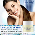 Lip Sleeping Mask (20g), Collagen Lip Mask Overnight, Lip Plumper with Hyaluronic Acid, Peptide Complex Lip Balm for