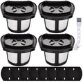 4 Pack 2390A Filter Replacement for Bissell Pet Hair Eraser Filter Hand