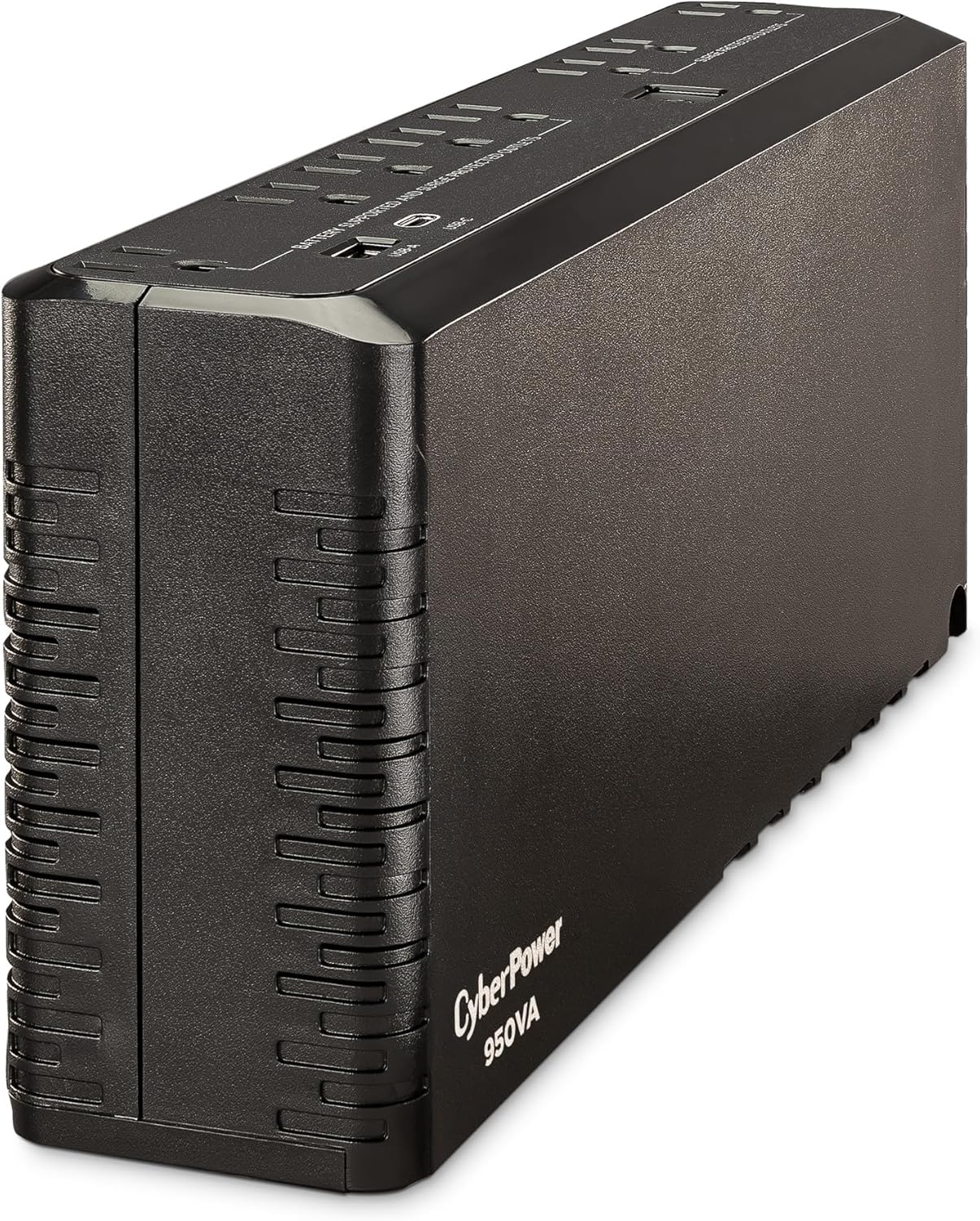 SL950U Standby UPS Battery Backup and Surge Protector | 950VA/510W, 8 Outlets, USB Charge Ports, Slim Profile, UL