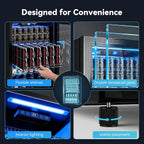 130 Can Beverage Refrigerator, 3.2 Cu.Ft Mini Fridge Beverage Cooler