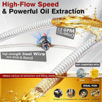 Oil Extractor Pump Compatible with DeWALT 20V & Milwaukee M18 Batteries