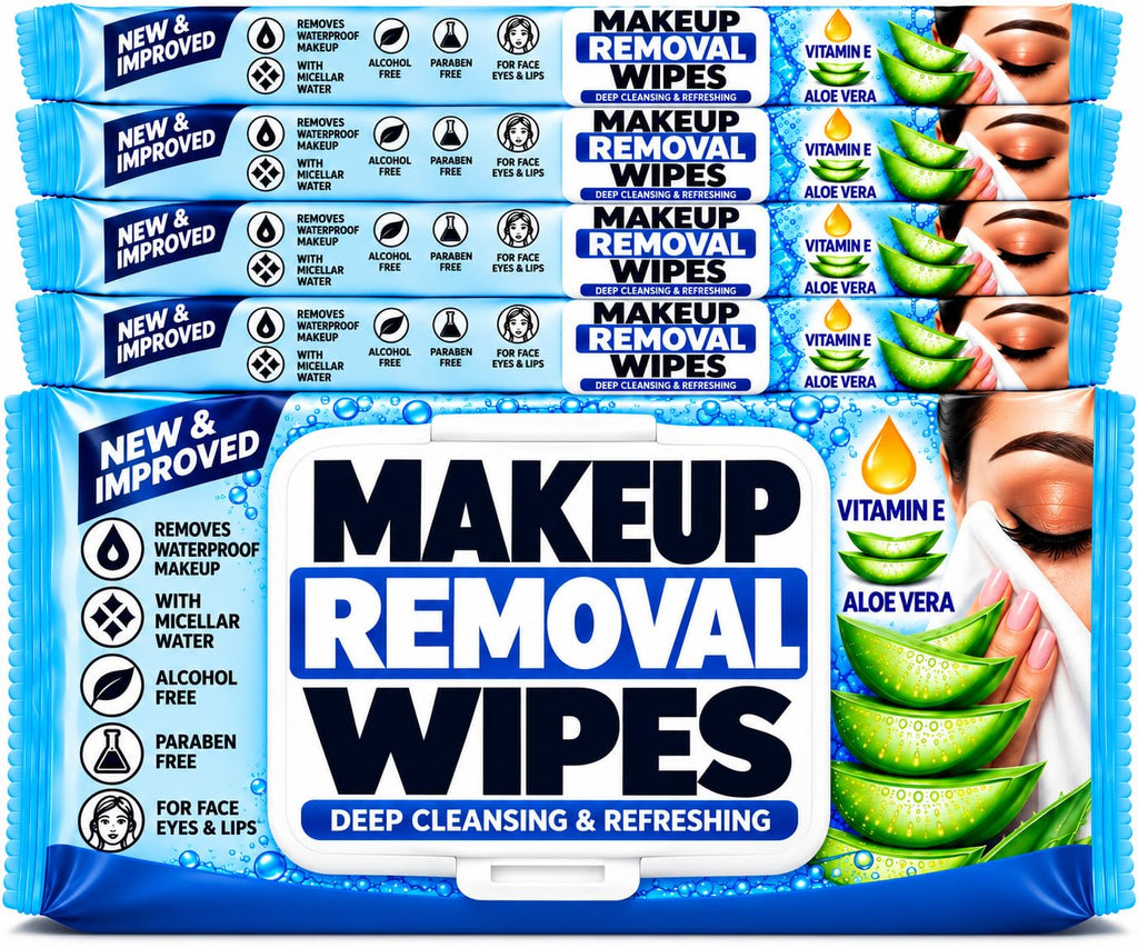 Makeup Removal Wipes 300 Wipes 6 Pack