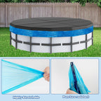 1200FT Winter Pool Cover Seal for Above Ground Pools, Stretchable Pool Cover Wrap Stretch Film Cling,Heavy Duty
