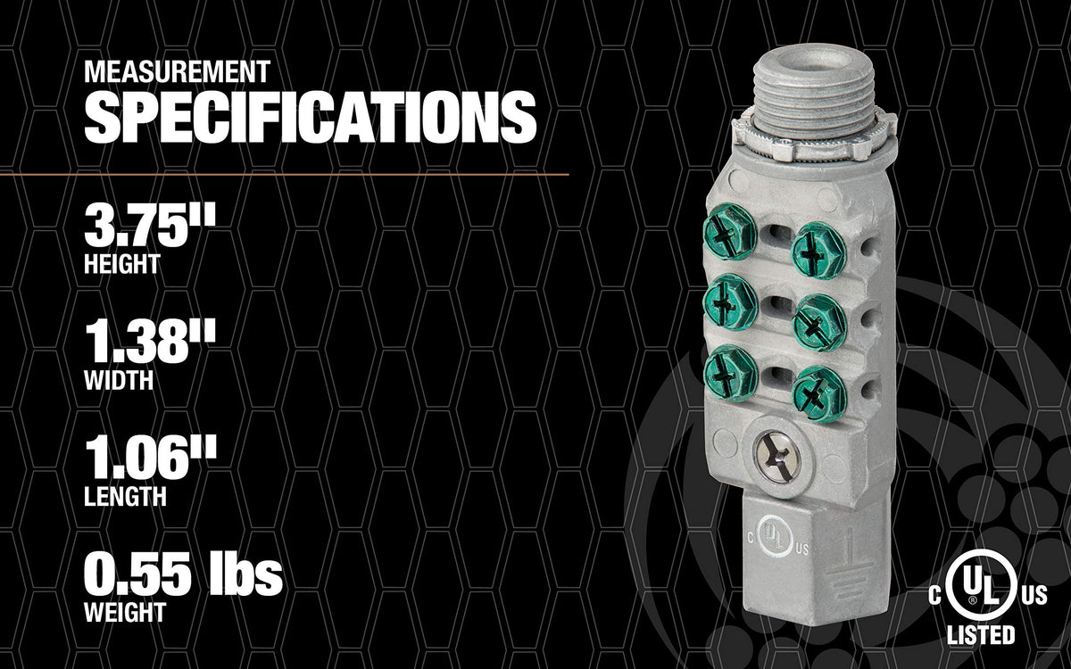 Southwire MEIBB 1/2 in. Inline Intersystem Bonding Bridge Connector