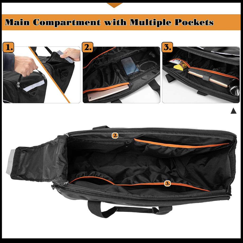 Motorcycle Saddlebag Liners Bag, Travel Saddlebag Organizer | Compatible with Harley Davidson 1993-2022 Touring Road